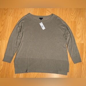 Worthington Women’s Knit Sweater XXL Neutral Taupe Long Sleeve Pullover